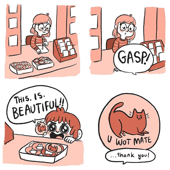 Life With Cats: 28 Cozy Comics Illustrated By This Artist