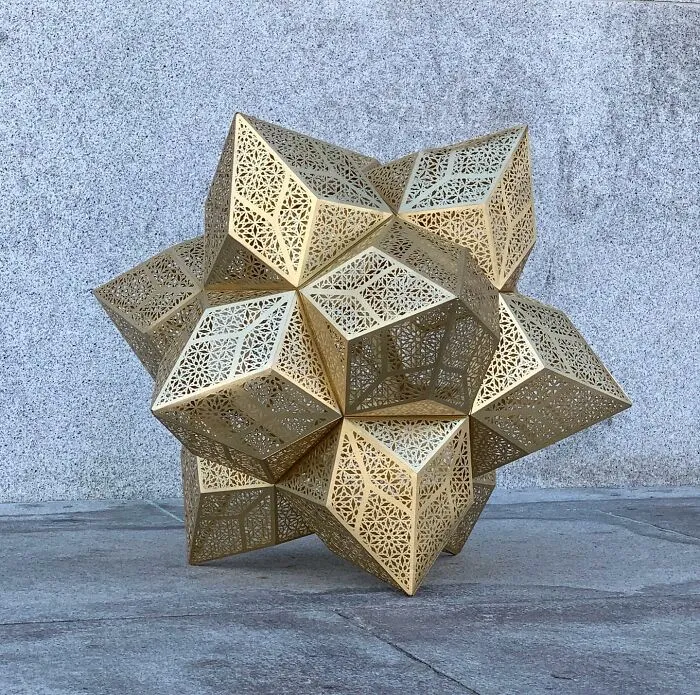 These Artists Made 47 Large-Scale Illuminated Sculptures In Geometrical Shapes