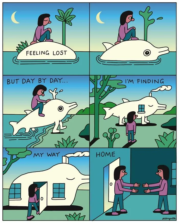 30 Comics Offering Comfort To Those Who May Be Navigating Challenging Times By Jeremyville