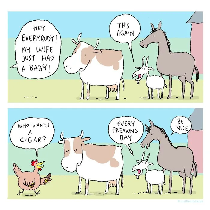 Clever Humor: 30 Comics By The Creative Genius Jim Benton (New Pics)
