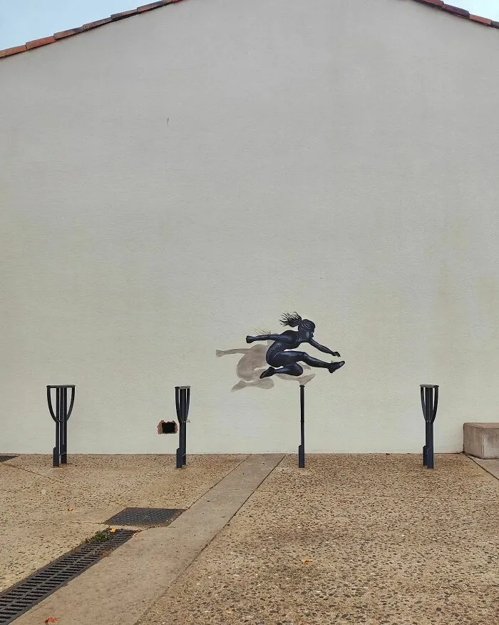 29 Humorous Street Art Pieces Incorporated Into The Streets By Oakoak (New Pics)