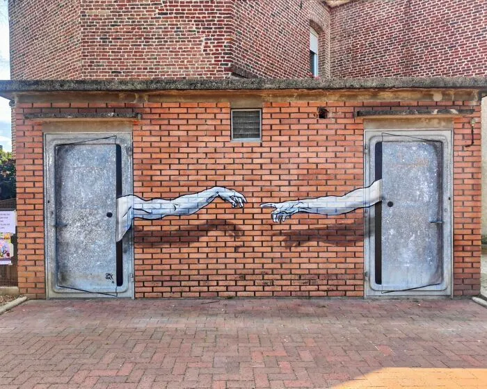 29 Humorous Street Art Pieces Incorporated Into The Streets By Oakoak (New Pics)