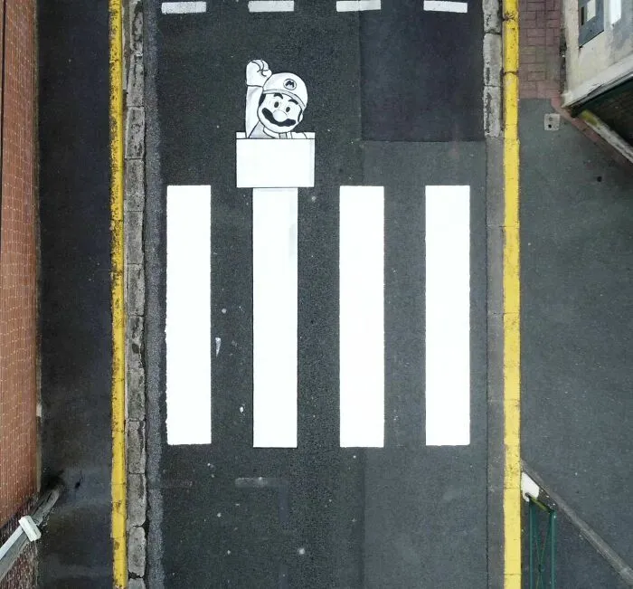 29 Humorous Street Art Pieces Incorporated Into The Streets By Oakoak (New Pics)