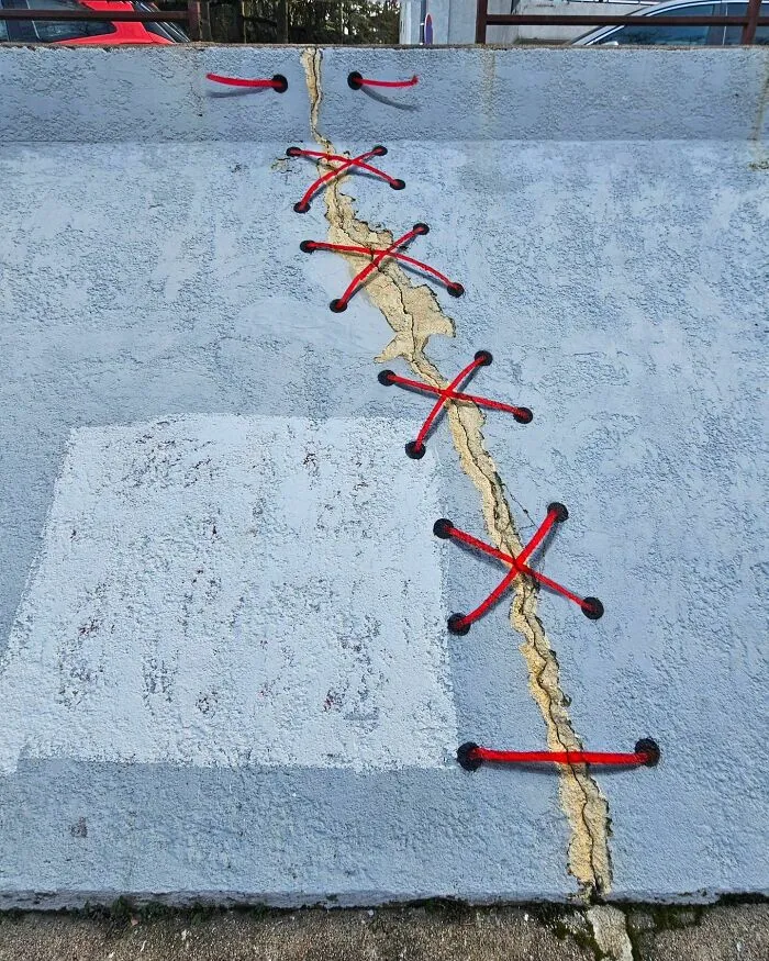 29 Humorous Street Art Pieces Incorporated Into The Streets By Oakoak (New Pics)