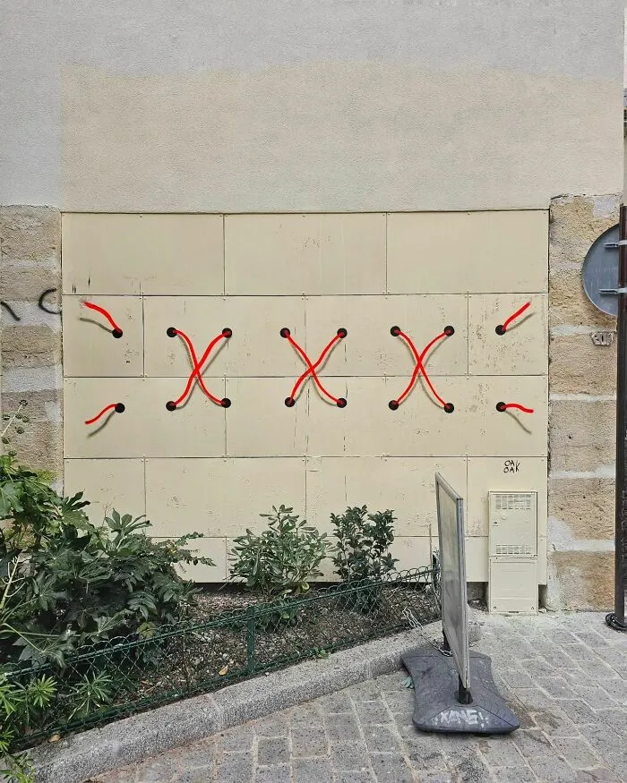 29 Humorous Street Art Pieces Incorporated Into The Streets By Oakoak (New Pics)