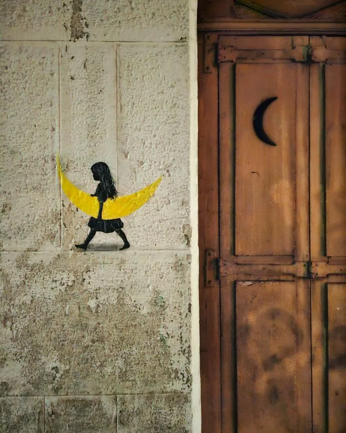 29 Humorous Street Art Pieces Incorporated Into The Streets By Oakoak (New Pics)