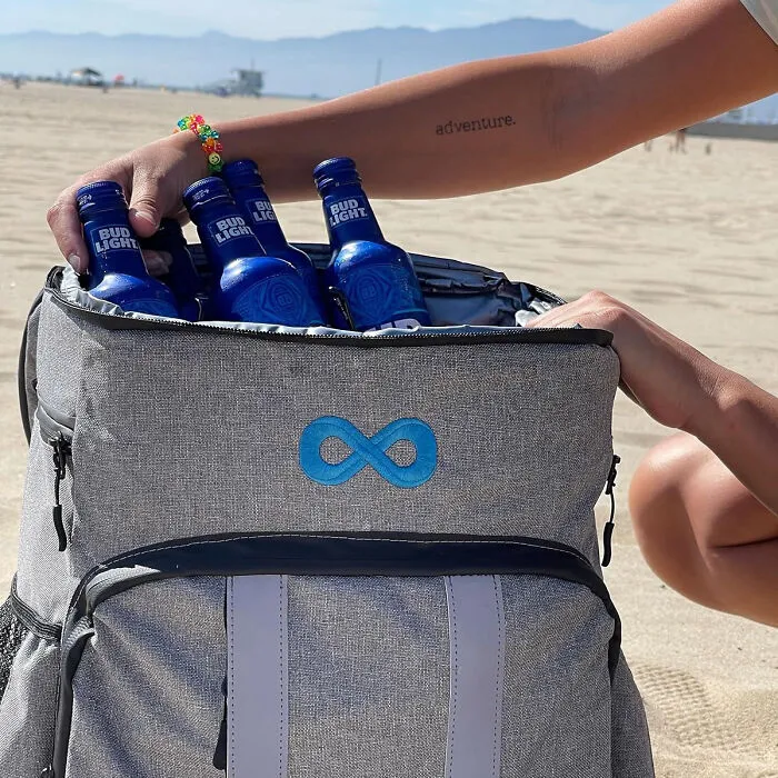  Warm Drinks Are For Dummies! A <span Style="Font:inherit;color:#d74b1f;"> 54-Can Backpack Cooler</Span> Shows That You Mean Business