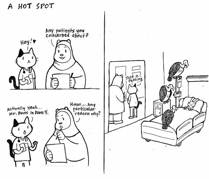 23 Relatable Comics Depicting The Daily Life Of An ICU Nurse By Kitty Moon