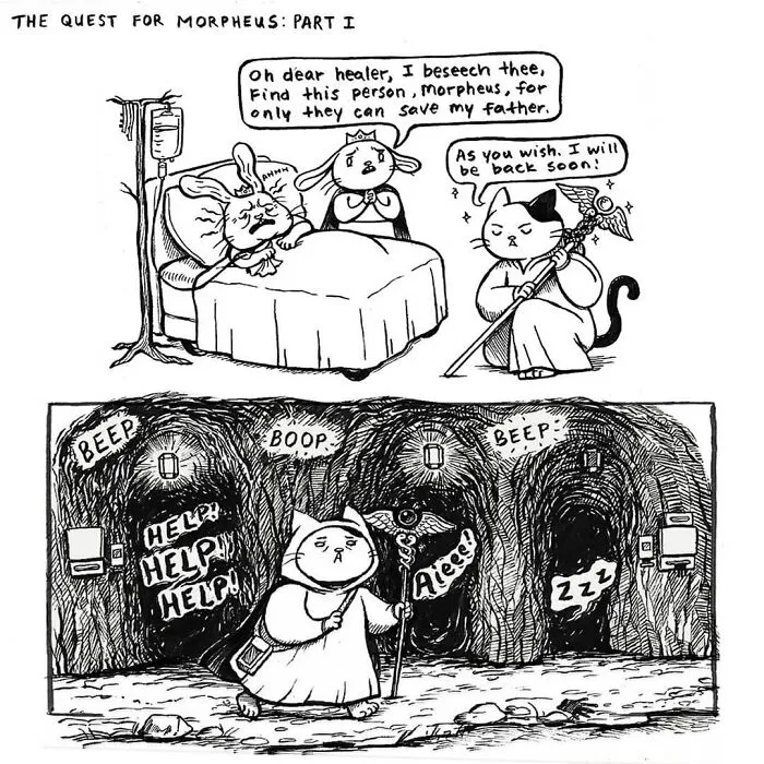 23 Relatable Comics Depicting The Daily Life Of An ICU Nurse By Kitty Moon