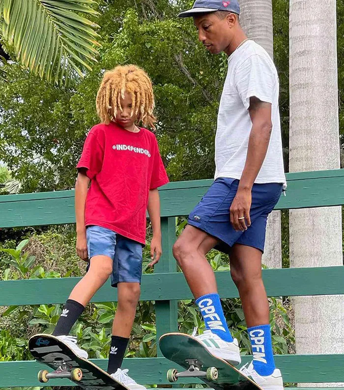 Pharrell Williams And Helen Lasichanh's Son: Rocket