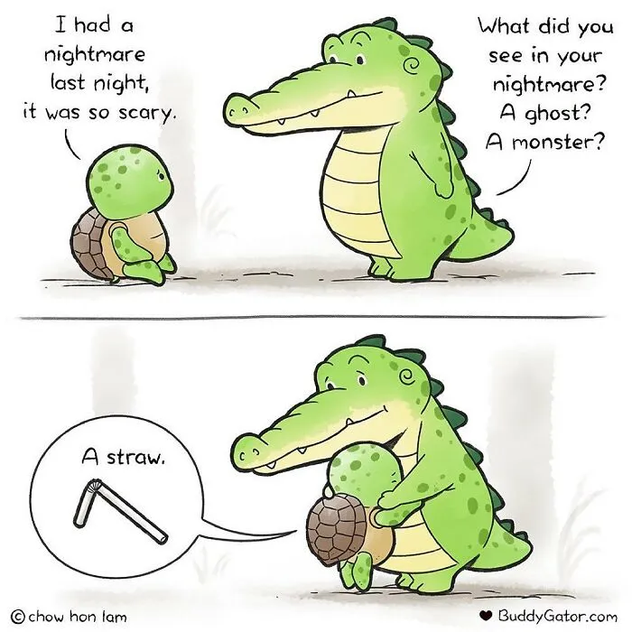 25 Charming Comics About The Fun Adventures Of A Friendly Alligator By Chow Hon Lam