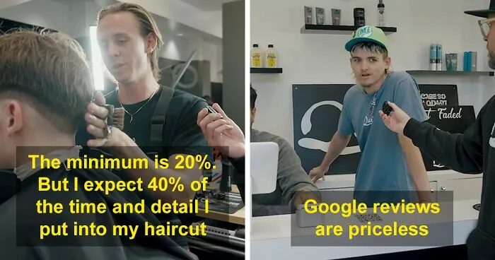 Barber Says He Expects A 40% Tip, People Find It Outrageous