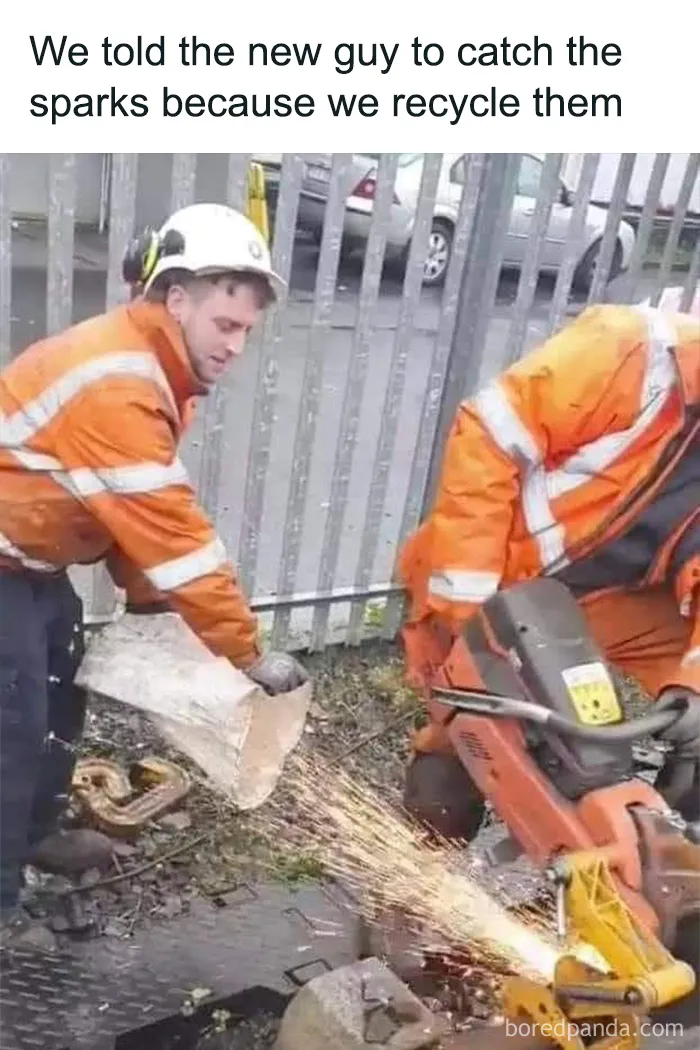 Looks Like An Osha Violation But Ok