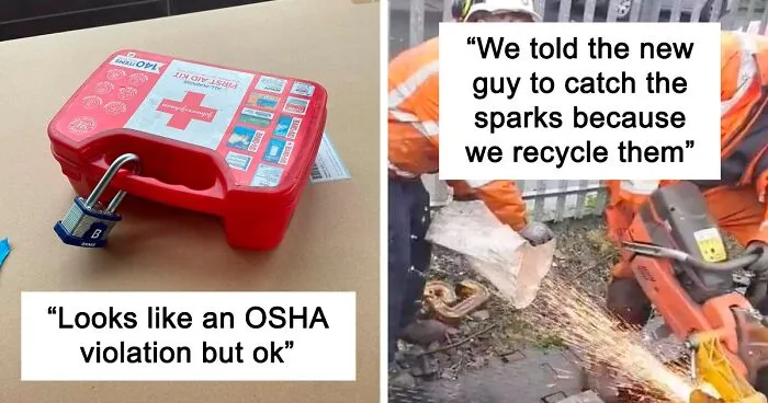 "Looks Like An OSHA Violation But OK": 50 Examples Of Ridiculous Work Safety (Best Of All Time)