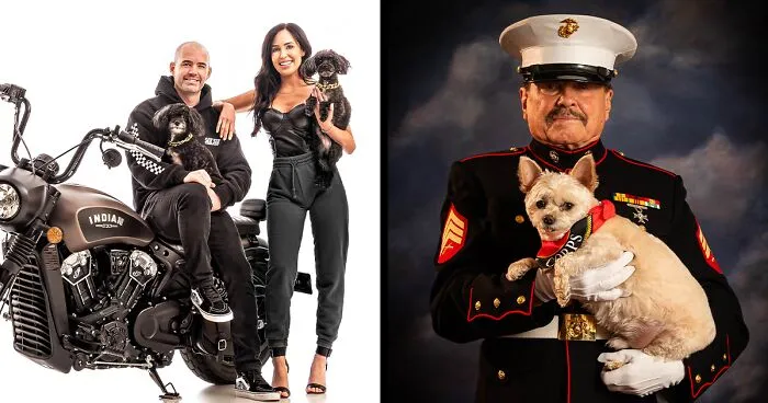 I'm Making A Coffee-Table Book To Support Veterans With PTSD-Trained Service Dogs (27 Pics)