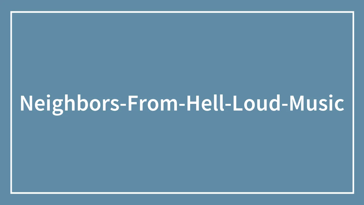20 Times People Were Sick And Tired Of Their Loud Neighbors