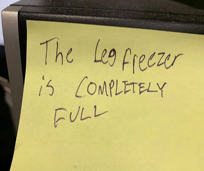 This Ominous Note That Was Left On My Desk At Work