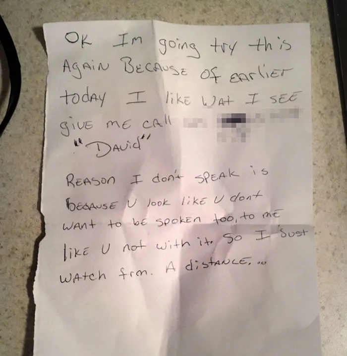 My Neighbor Came Home To This Note On Her Door