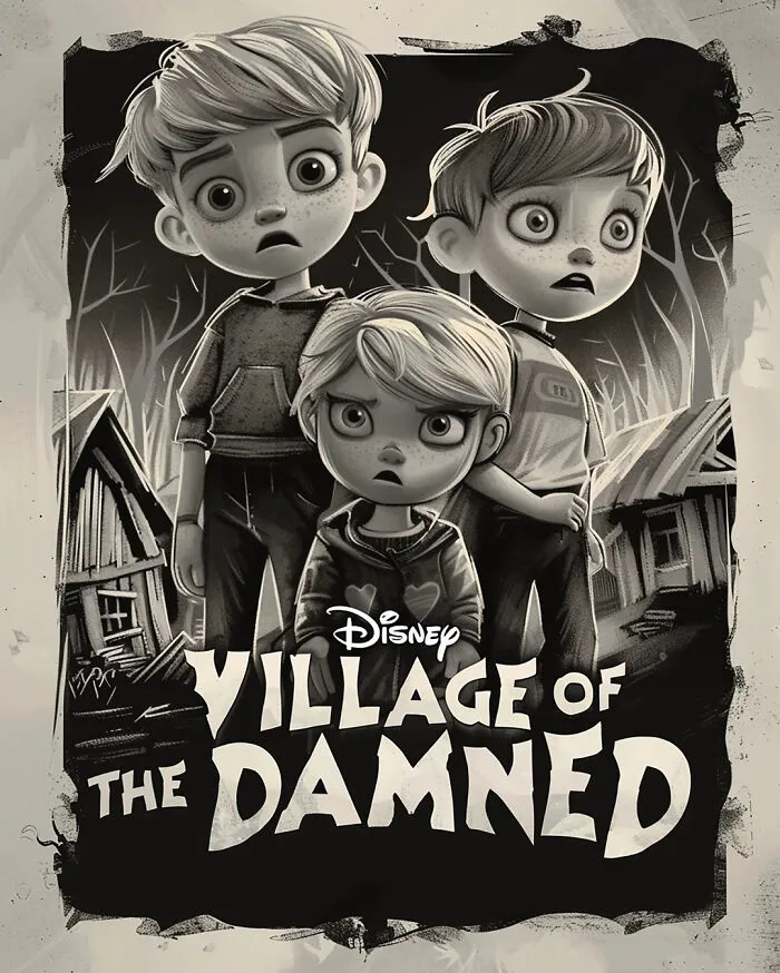 Creator Reimagines Horror Movies As Disney Adaptations With The Help Of AI (39 Pics)