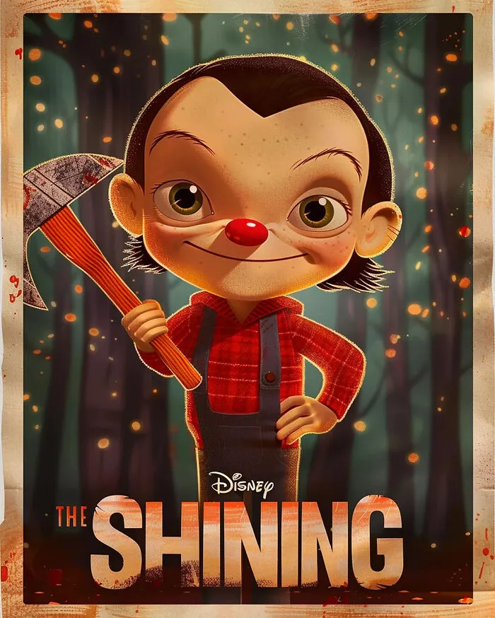 Creator Reimagines Horror Movies As Disney Adaptations With The Help Of AI (39 Pics)