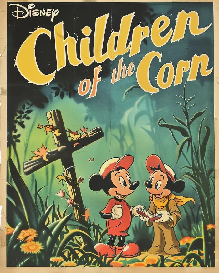Creator Reimagines Horror Movies As Disney Adaptations With The Help Of AI (39 Pics)