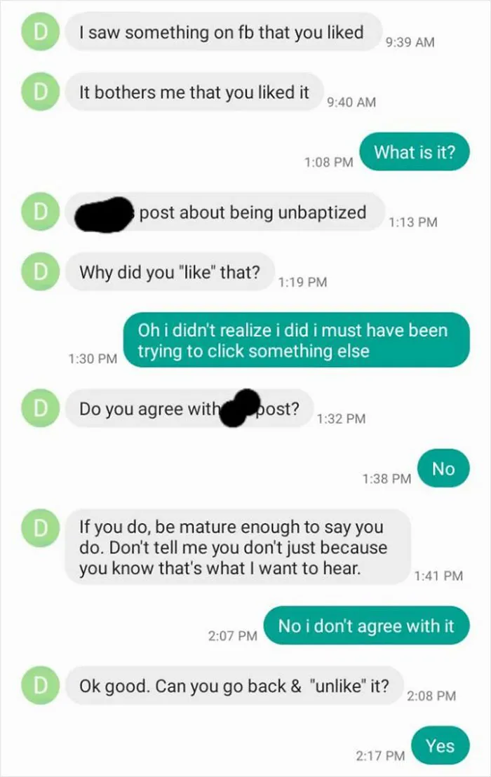 Appalling Texts Sent By Helicopter Parents Who Tried Controlling Adult Kids' Life (30 Examples)