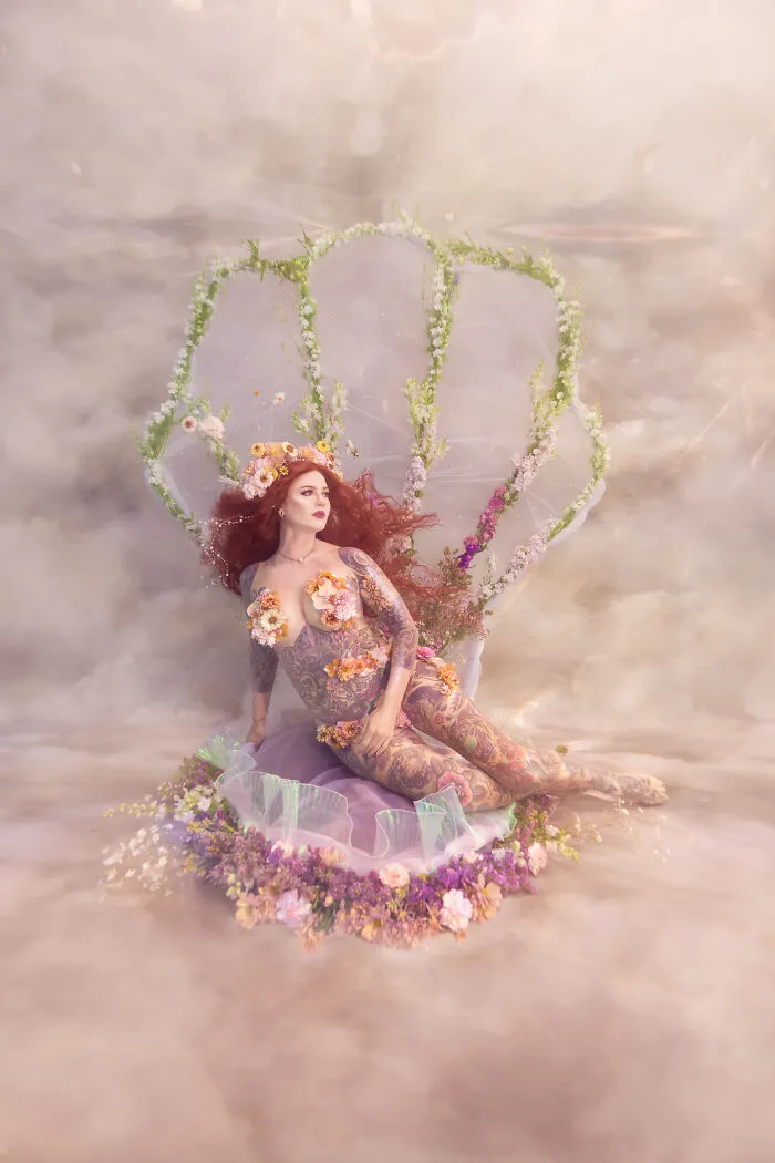We Recreated Botticelli's "Birth Of Venus" Underwater (13 Pics)