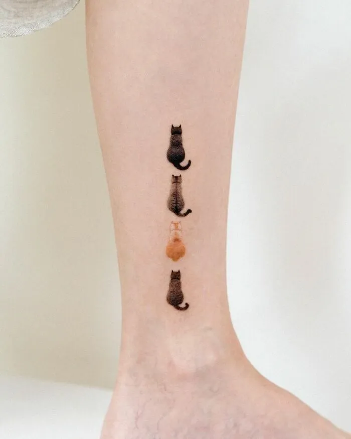 I Collected The Cutest Pet Portrait Tattoos From Different Artists (25 Pics)