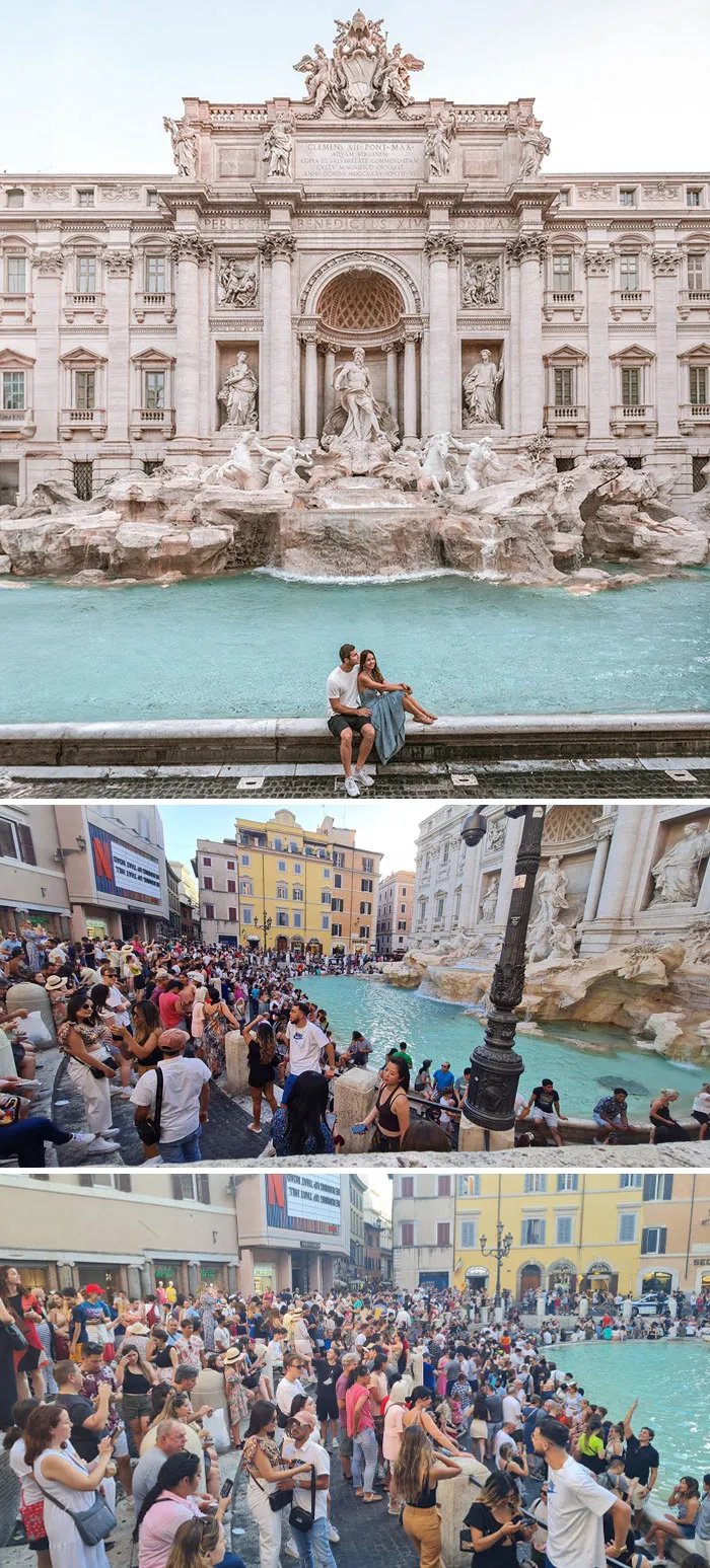 Even Though The Trevi Fountain Is Possibly The Most Crowded Tourist Attraction In The World, It’s Still A Masterpiece You Cannot Miss When Visiting Rome