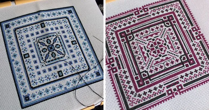Cross-Stitch. How Geometric Patterns Are Useful