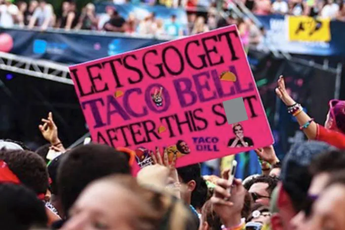 This Fan Had Taco Bell In Mind