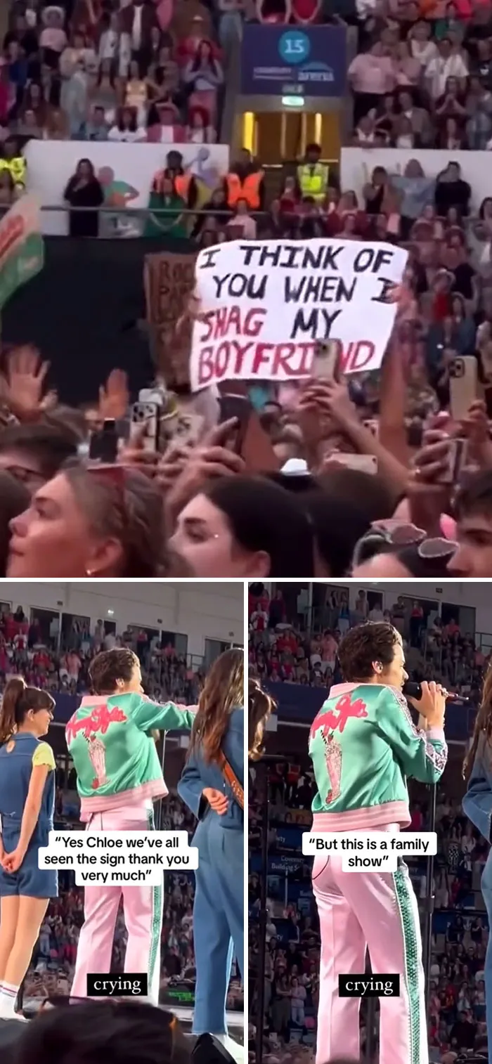 “I Think Of You When I Shag My Boyfriend” Sign