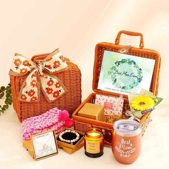 Can't Narrow It Down To Just One Gift? A <span Style="Font:inherit;color:#d74b1f;">mother's Day Gift Box </Span> Covers All Your Bases!