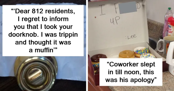 45 Times People Wrote Such Hilarious Apology Notes, Recipients Just Had To Share Them
