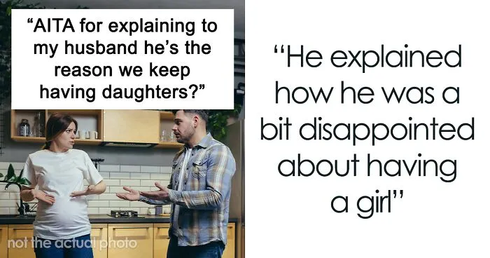 "I Didn’t Have To Embarrass Him Like That": Wife Tells Husband The Reason They Keep Having Girls