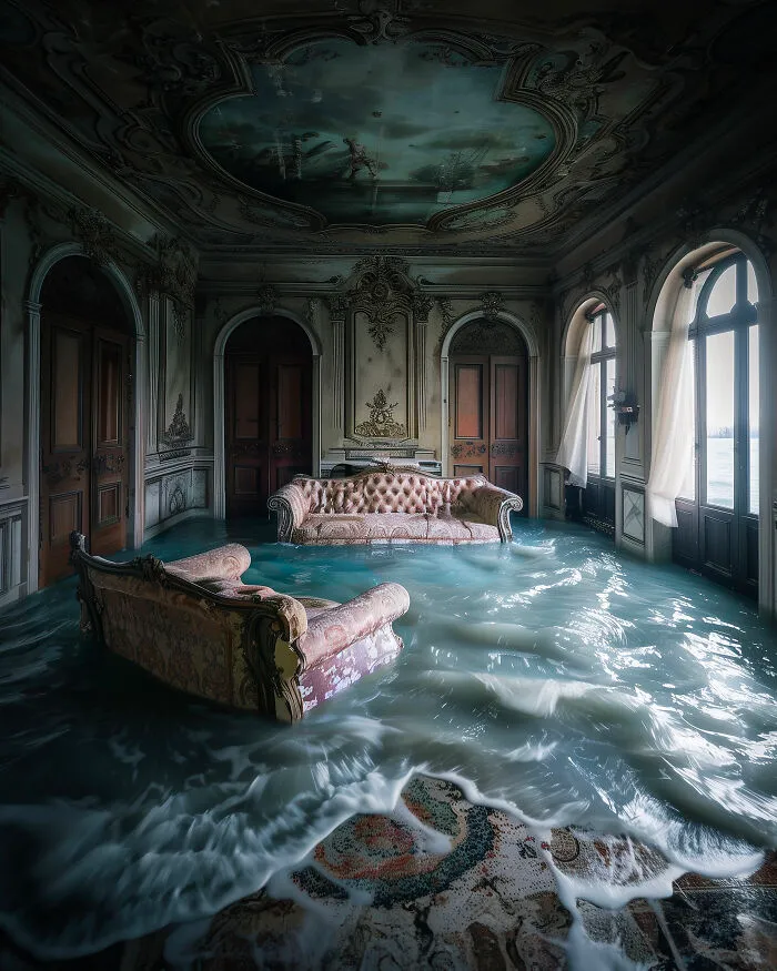 With The Help Of AI, I Tried To Breathe Life Into Abandoned Spaces (14 Pics)