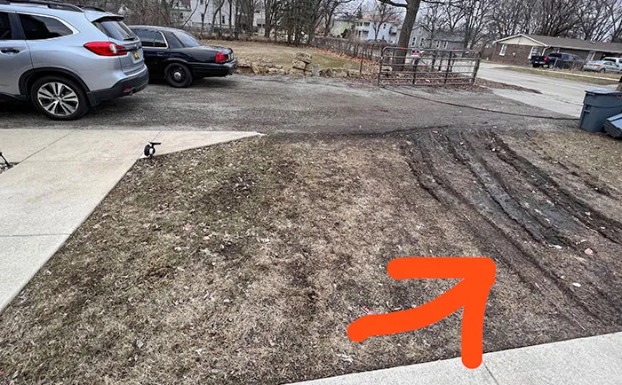 My Mother-In-Law Parked On My Rain-Soaked Grass, Then Spun Tires Relentlessly Trying To Get Out. What The Hell