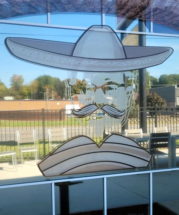 A Mexican Restaurant Near Me Moved Into An Old KFC. Instead Of Removing Colonel Sanders, They Just Added A Sombrero, A Mustache, And Poncho