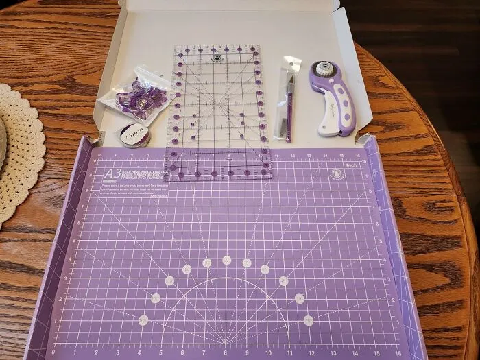 <a style="display:inline;" href="https://www.amazon.com/Headley-Tools-Rotary-Cutter-Set/dp/B0B58LXB24?th=1&linkCode=ll1&tag=bphippopotamus-20&linkId=2b01532da0dfaa091f8c2d3157e0a773&language=en_US&ref_=as_li_ss_tl " target="_blank"> Let’s Cut To The Chase, You Can’t Be A Serious Crafter Without Your Own <span Style="Font:inherit;color:#d74b1f;"> Headley Tools Rotary Cutter Set </Span>