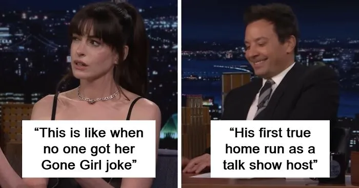 Jimmy Fallon Praised For Quick Reaction After Anne Hathaway’s Interview Became Uncomfortable