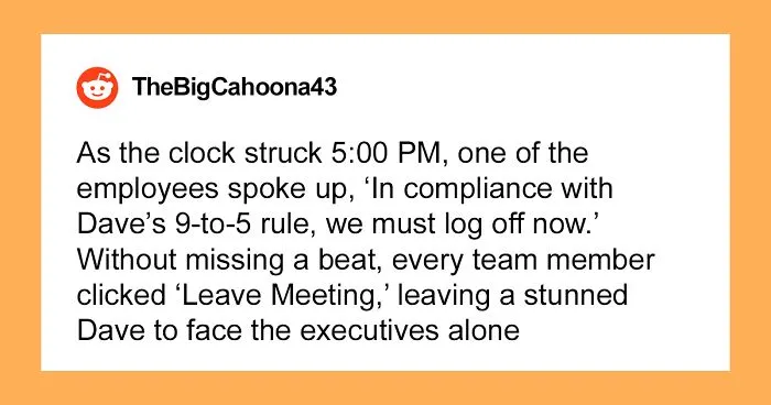Upset Workers Stage "5:00 Zoom Exodus," Leaving Micromanager To Face Angry Bosses Alone