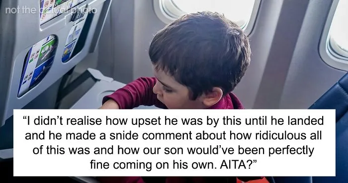 Dad Thinks 13+ Hour Flight Is Okay For 5YO To Manage Alone, Shocked Wife Insists He Accompany Kid