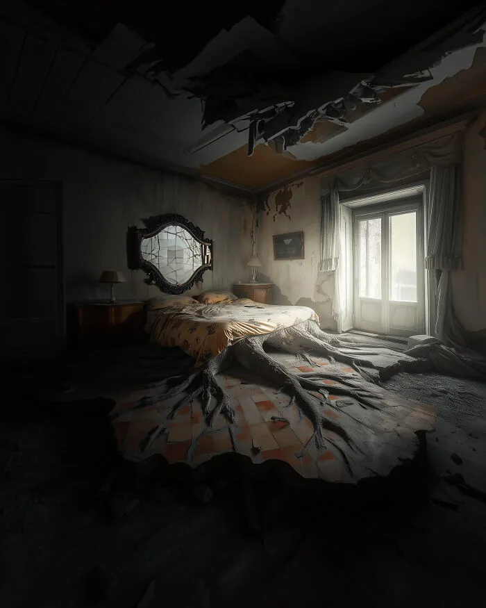 With The Help Of AI, I Tried To Breathe Life Into Abandoned Spaces (14 Pics)