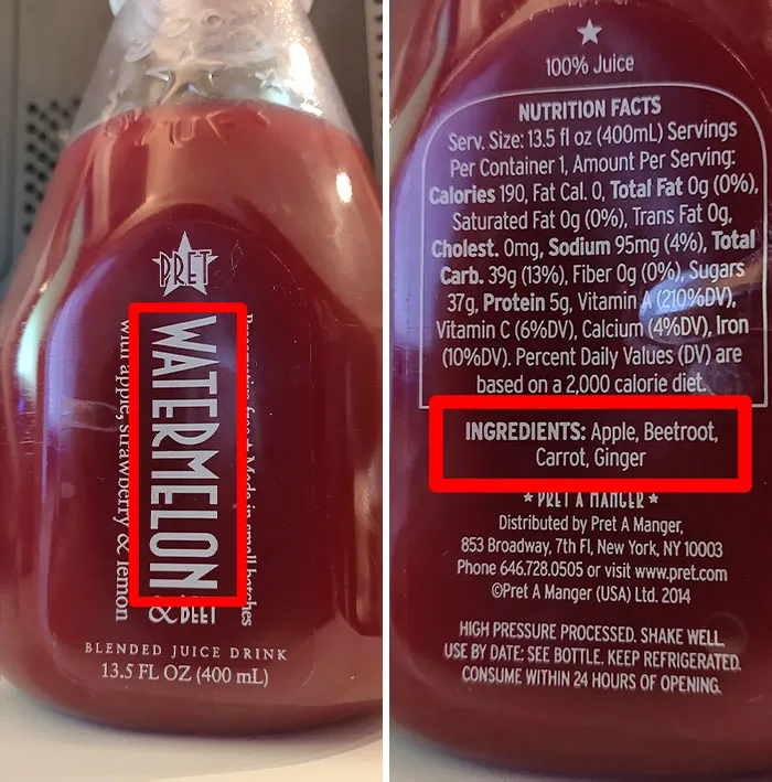 I Was Wondering Why This Watermelon Juice Tasted So Weird