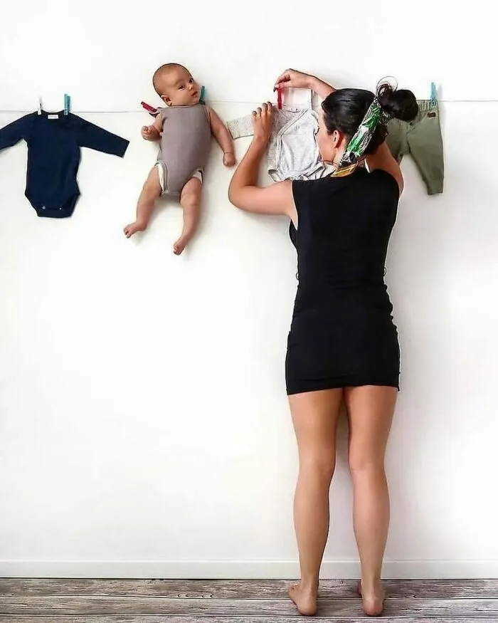 11 Creative And Straight-Up Adorable Pictures This Swedish Mom Took With Her Baby