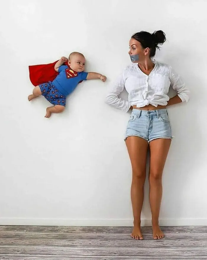 11 Creative And Straight-Up Adorable Pictures This Swedish Mom Took With Her Baby