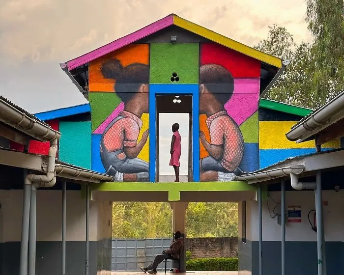 Artist Transforms Boring Buildings And Walls By Creating Spectacular Murals (17 New Pics)