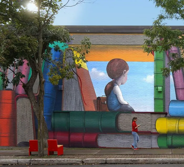 Artist Transforms Boring Buildings And Walls By Creating Spectacular Murals (17 New Pics)