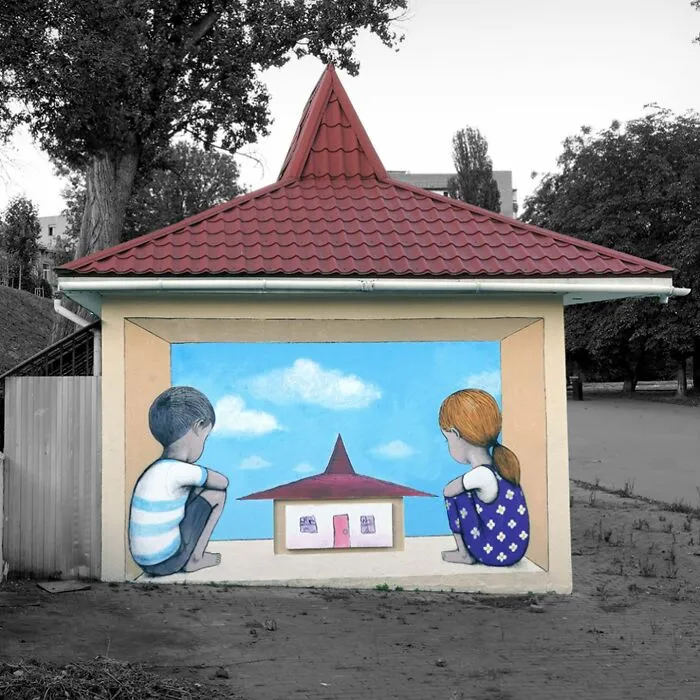 Artist Transforms Boring Buildings And Walls By Creating Spectacular Murals (17 New Pics)