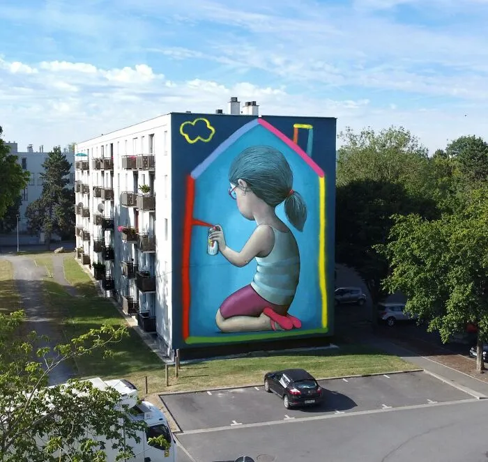 Artist Transforms Boring Buildings And Walls By Creating Spectacular Murals (17 New Pics)